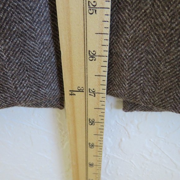 ZARA* Women's 1" Belt Loop 11" Side Slit Fully Lined‎ Wool Pencil Skirt~ Small - Picture 6 of 8